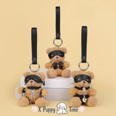 Masked Teddy Plush Charm