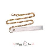 White Puppy Bone Leather Choker