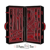 Puppytime-Kit – Crimson Edition Enamel Pin