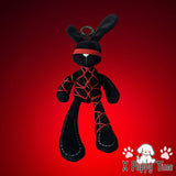 Shibari Bunny Plush Charm – Midnight Edition
