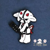 Spanky Devil Lamb Enamel Pin
