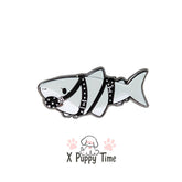 Kinky Sharky Enamel Pin