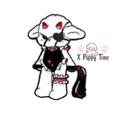 Whipping Devil Lamb Enamel Pin