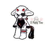 Whipping Devil Lamb Enamel Pin