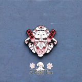 Pray-for-Mercy Bunny Enamel Pin