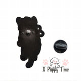 Tied-Up Baby Tiger Enamel Pin