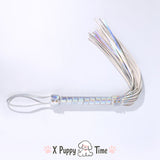 Playful Color Whip with Soft Leather Tassels