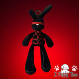 Shibari Bunny Plush Charm – Midnight Edition