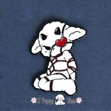 Tied-Up Devil Lamb Enamel Pin