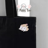 Get-in-Trouble Kitty & Puppy Enamel Pin