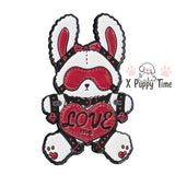 Love Me Bunny Enamel Pin
