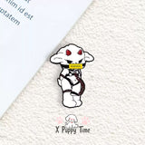Gagged Devil Lamb Enamel Pin