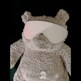 Blush Leather Cuff & Blindfold Duo