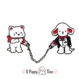 Stay-Close Soirée Chain Enamel Pin