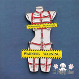 Bow-Harness Doll Enamel Pin