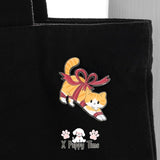 Stretchy Kitty Gift Enamel Pin