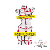 Bow-Harness Doll Enamel Pin