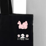 Sleepy Slacker Bunny Enamel Pin