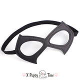 Playful Cat Noir Leather Mask