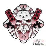 Pray-for-Mercy Bunny Enamel Pin