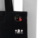 Vampy Rose Cat Enamel Pin