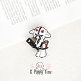 Spanky Devil Lamb Enamel Pin