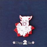 Baby Kitsune Enamel Pin