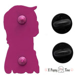 Blindfolded Girl Enamel Pin