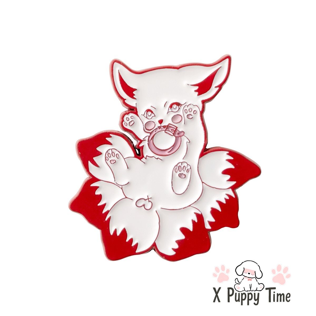 Baby Kitsune Enamel Pin