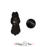 Don’t-Care Bunny Enamel Pin