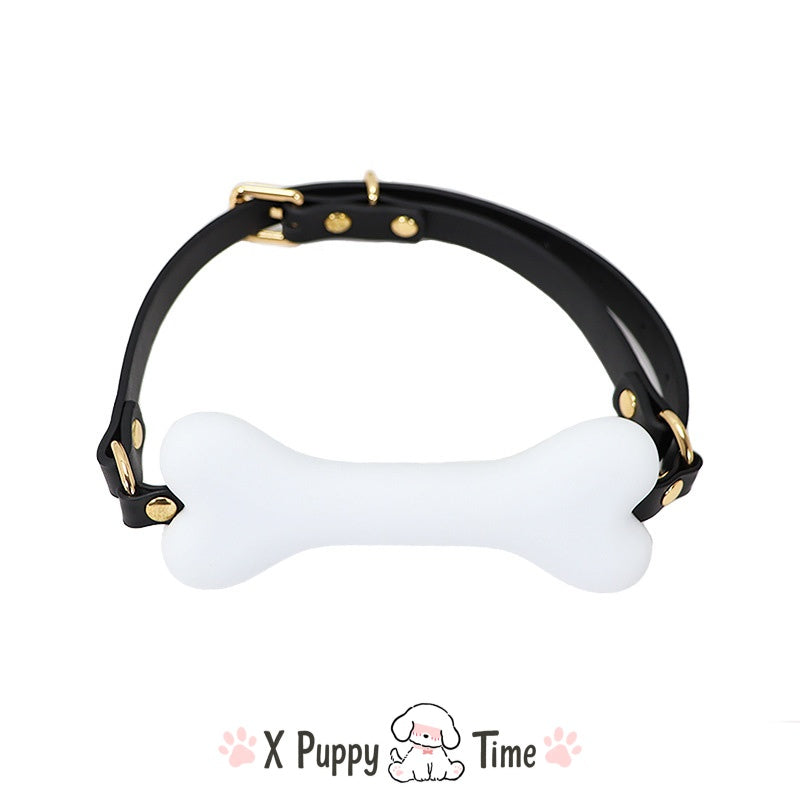 Puppy Bone Silicone Gag Choker