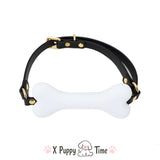 Puppy Bone Silicone Gag Choker