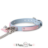 Pastel Puppy Collar with Bell Charm
