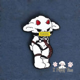Gagged Devil Lamb Enamel Pin