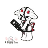 Spanky Devil Lamb Enamel Pin