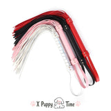 Playful Color Whip with Soft Leather Tassels