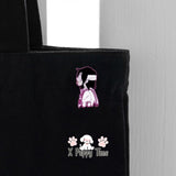 Blindfolded Girl Enamel Pin