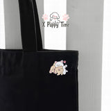 Get-in-Trouble Puppy & Kitty Enamel Pin