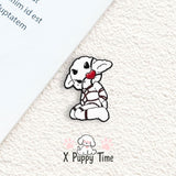 Tied-Up Devil Lamb Enamel Pin