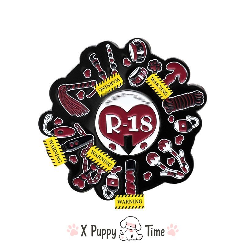 R-18 Spin-the-Wheel Enamel Pin