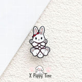 Surrender Tangled Bunny Enamel Pin