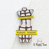 Bow-Harness Doll Enamel Pin