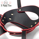 Playful Leather Bunny Ears Mask