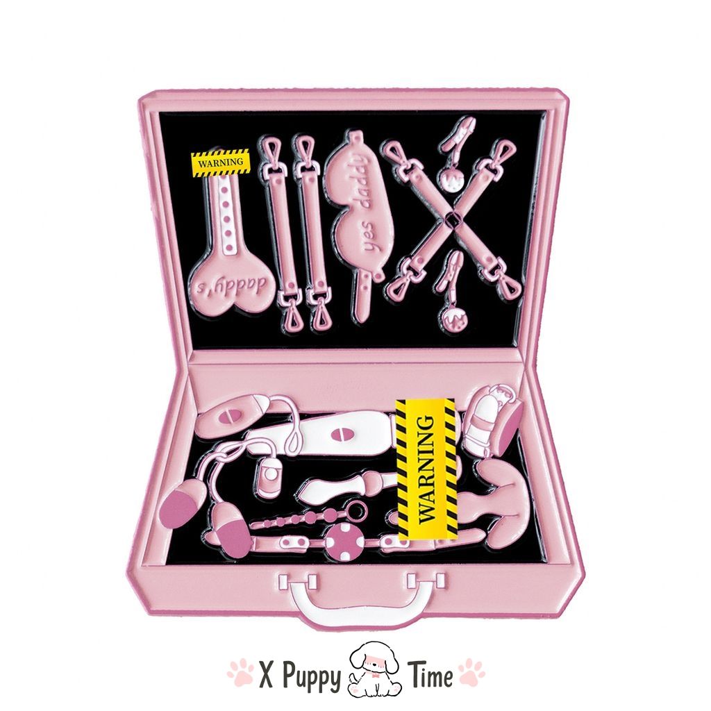 Puppytime-Kit – Blush Edition Enamel Pin