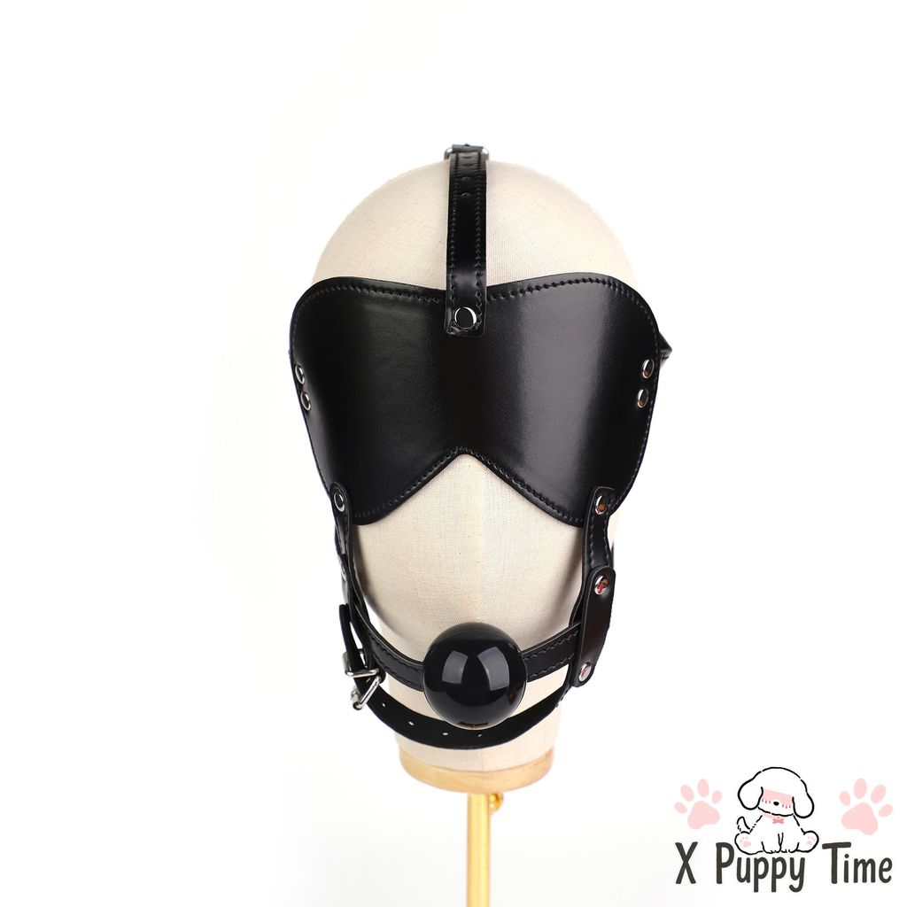 Blind Puppy Bond Leather Mask