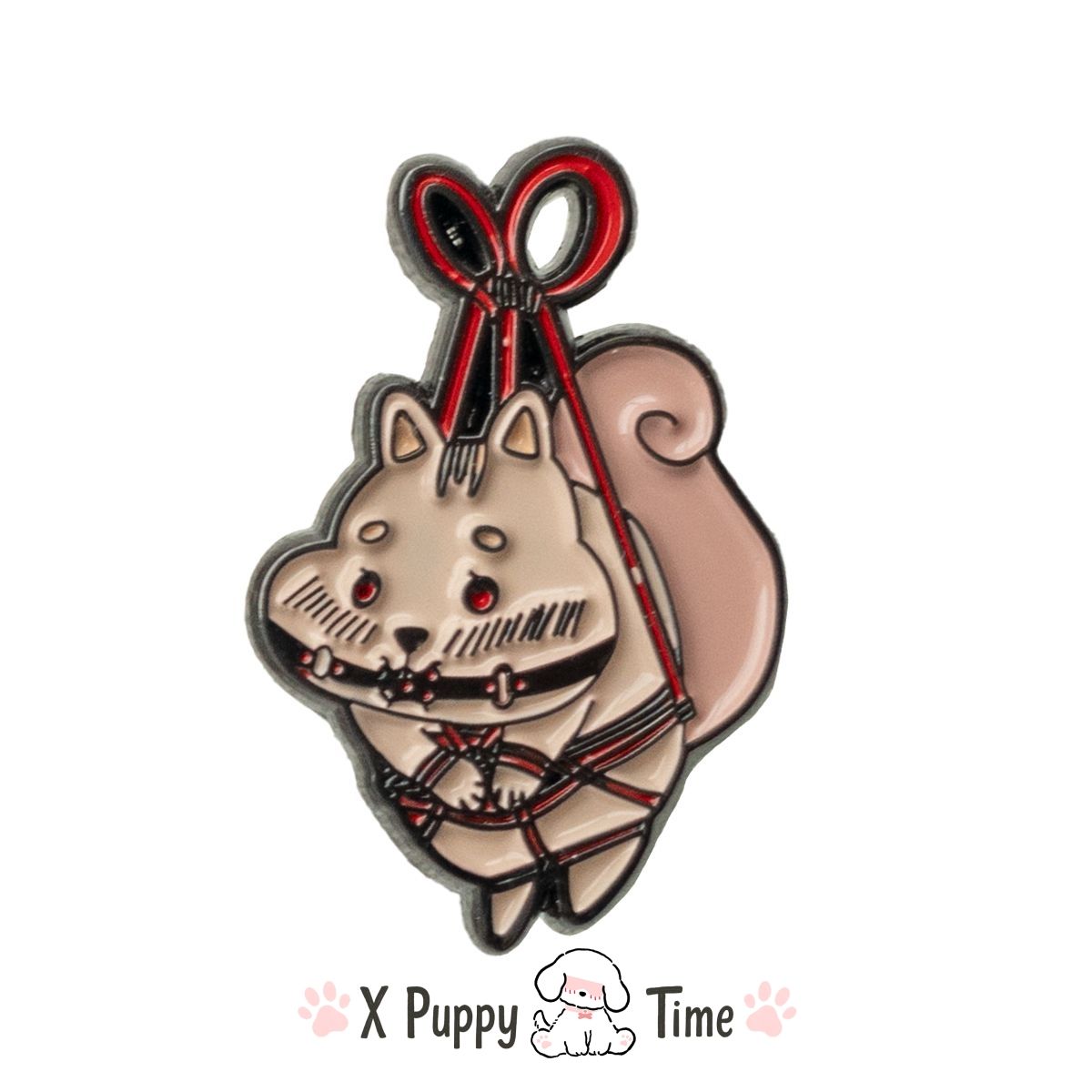 Hang-In-There Squirrel Enamel Pin