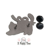 Stretchy Kitty Gift Enamel Pin